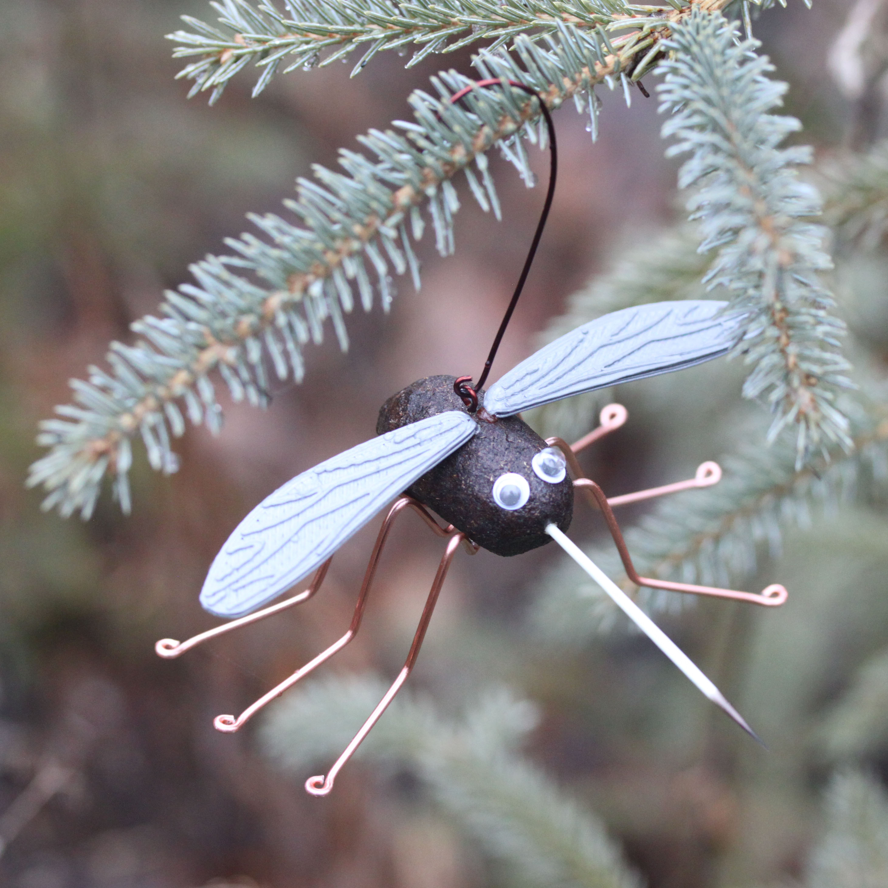 Alaska Moosquito Christmas Ornament